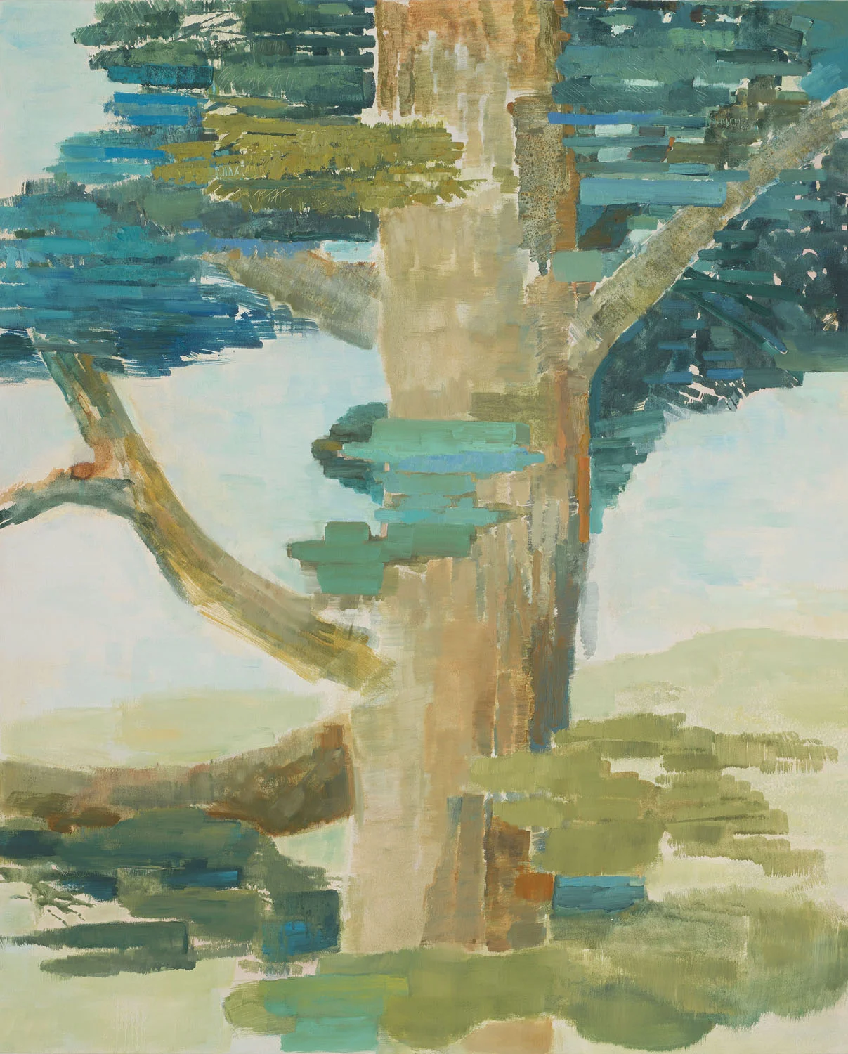 STANDING ALONE &nbsp;• &nbsp;oil on canvas, mounted on wood &nbsp;• &nbsp;44 by 36 inches &nbsp;• &nbsp;2013