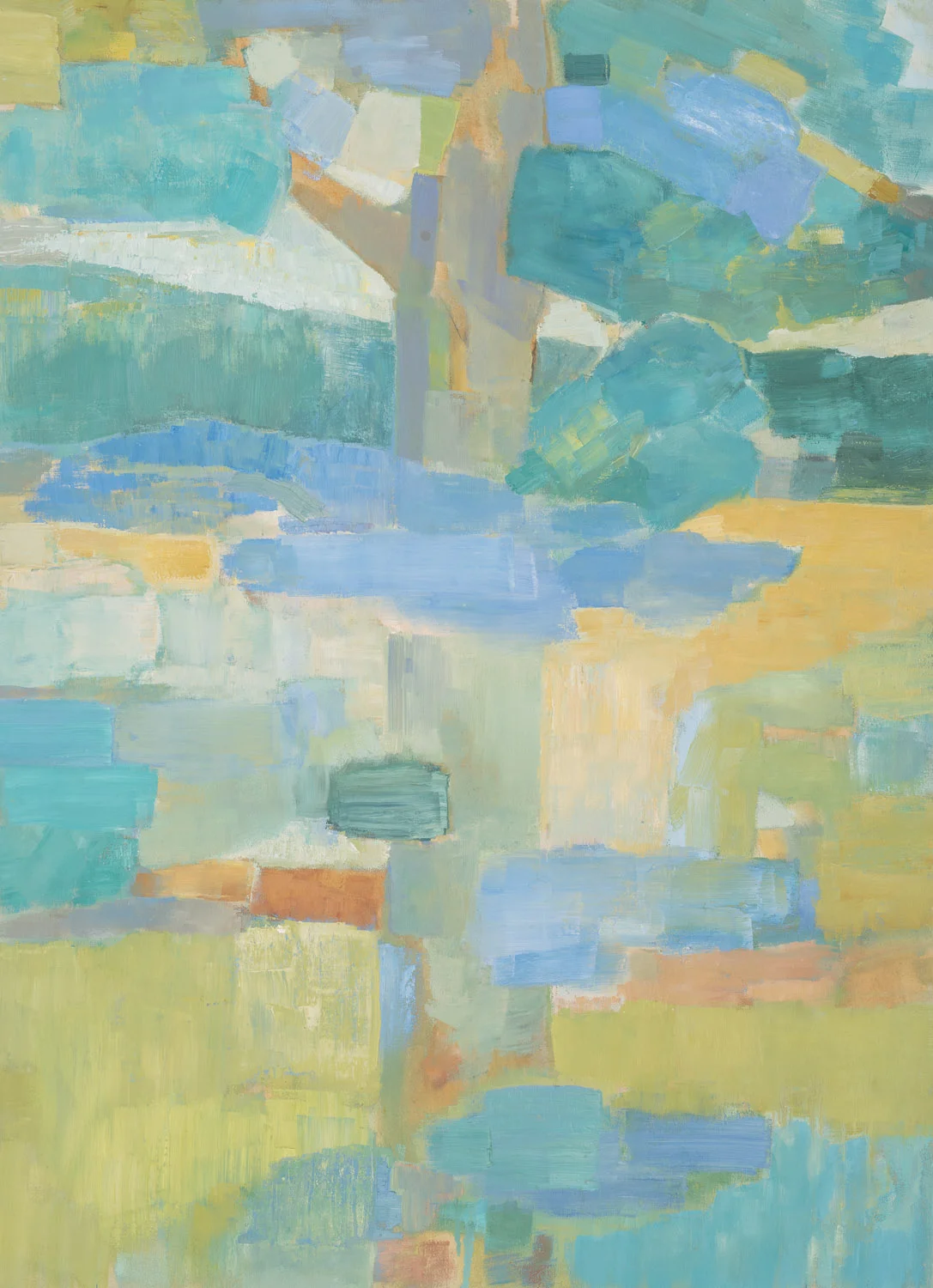 CENTRAL COAST SUMMER &nbsp;• &nbsp;oil on canvas, mounted on wood &nbsp;• &nbsp;44 by 32 inches &nbsp;• &nbsp;2013