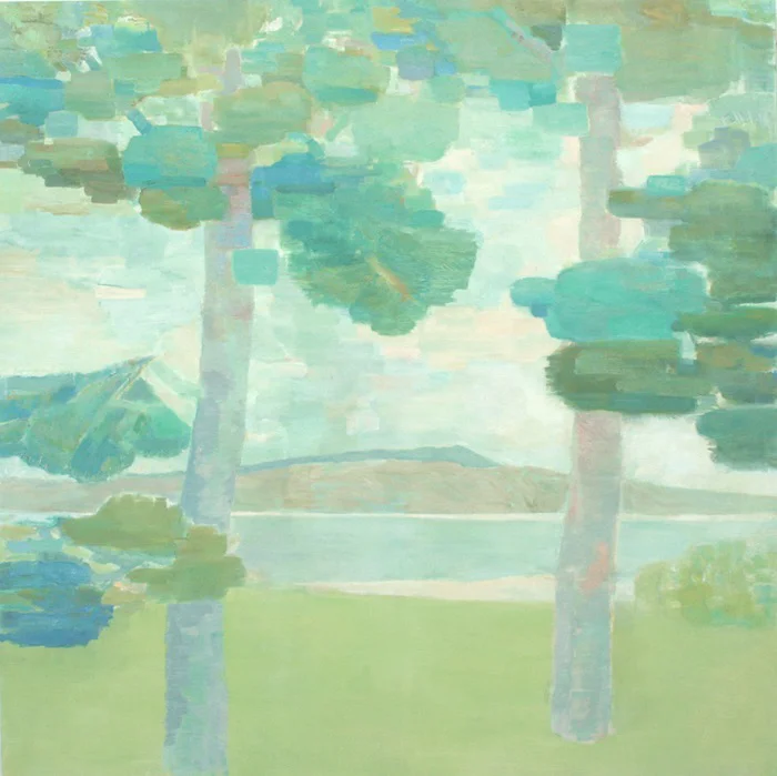 LOOKING NORTH &nbsp;• &nbsp;oil on canvas &nbsp;• &nbsp;58 by 58 inches &nbsp;• &nbsp;2011