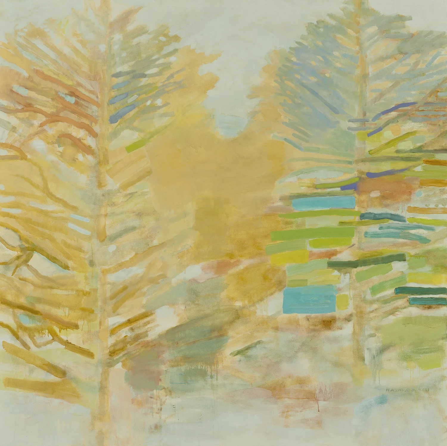 SEASON OF LIGHT &nbsp;• &nbsp;oil on canvas &nbsp;• &nbsp;58 by 58 inches &nbsp;• &nbsp;2011