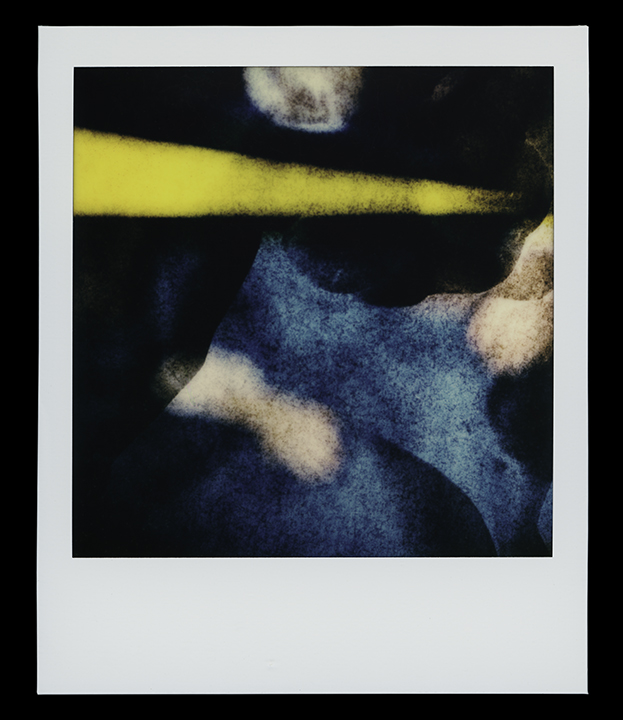 Virgo, series Solo Exhibition Escape Artist Studios, SX70 Film, monoprint Light Chamber, Type V 2019