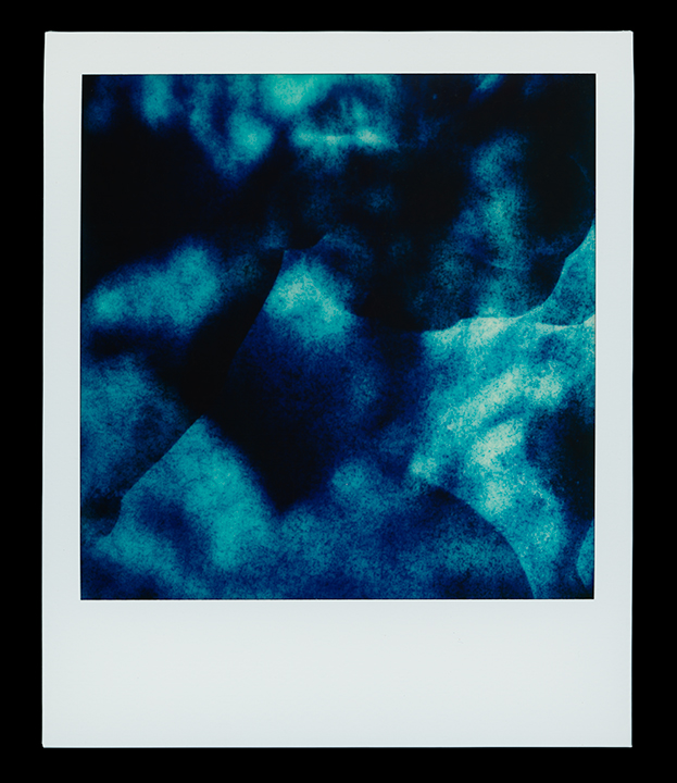 Virgo, series Solo Exhibition Escape Artist Studios, SX70 Film, monoprint Light Chamber, Type V 2019