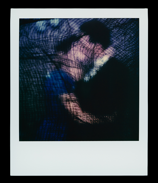 Virgo, series Solo Exhibition Escape Artist Studios, SX70 Film, monoprint Light Chamber, Type V 2019
