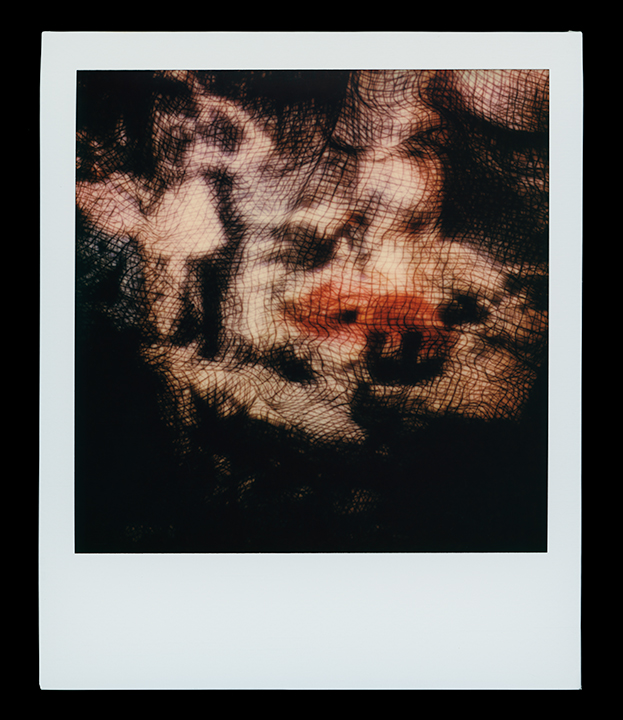 Virgo, series Solo Exhibition Escape Artist Studios, SX70 Film, monoprint Light Chamber, Type V 2019