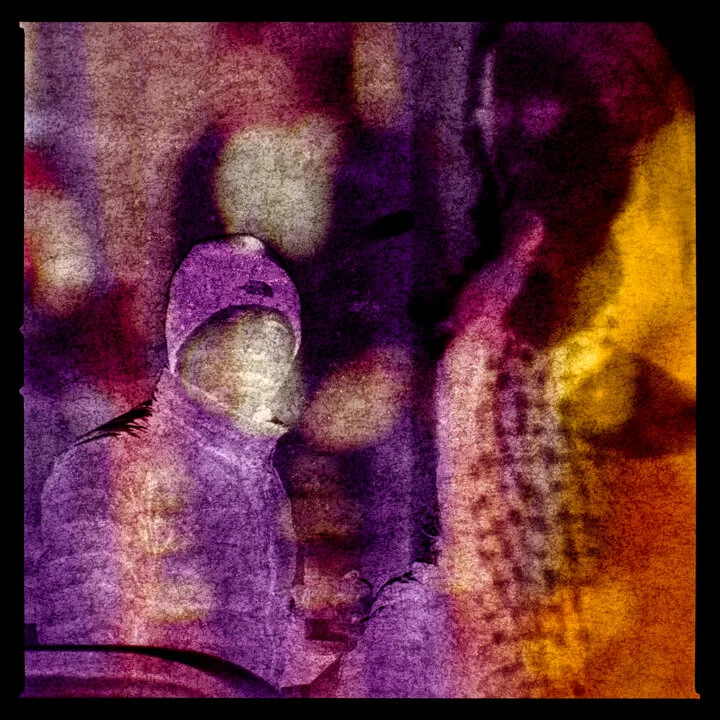  Untitled (street experiment)  Kodak Tri-X 320 + Kodak Portra 160 + Kodak Ektachrome   Light Chamber Exposure, Type IV  2018 