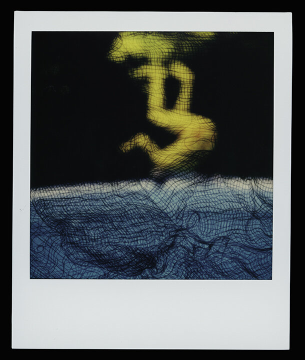  Virgo, series  Solo Exhibition  Escape Artist Studios,  SX70 Film, monoprint  Light Chamber, Type V  2019 