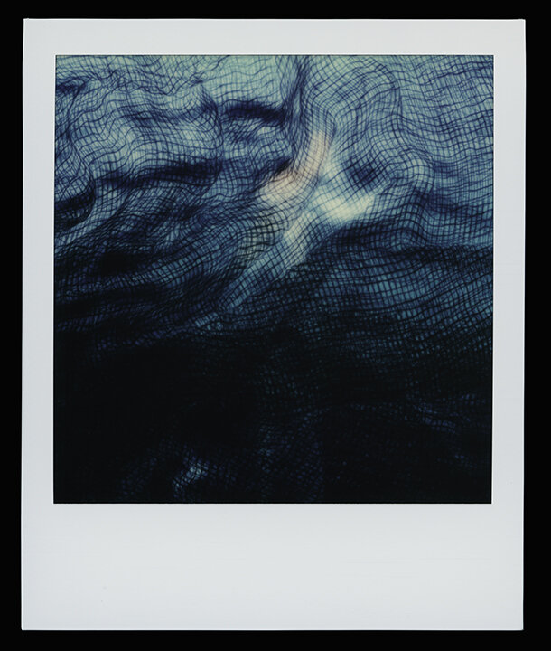  Virgo, series  Solo Exhibition  Escape Artist Studios,  SX70 Film, monoprint  Light Chamber, Type V  2019 