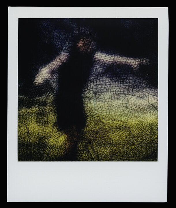  Virgo, series  Solo Exhibition  Escape Artist Studios,  SX70 Film, monoprint  Light Chamber, Type V  2019 