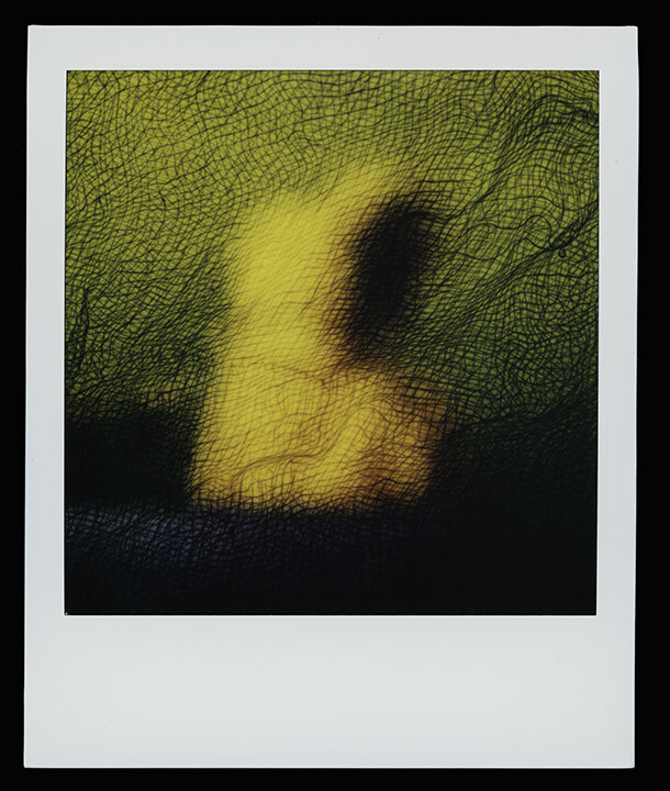  Virgo, series  Solo Exhibition  Escape Artist Studios,  SX70 Film, monoprint  Light Chamber, Type V  2019 