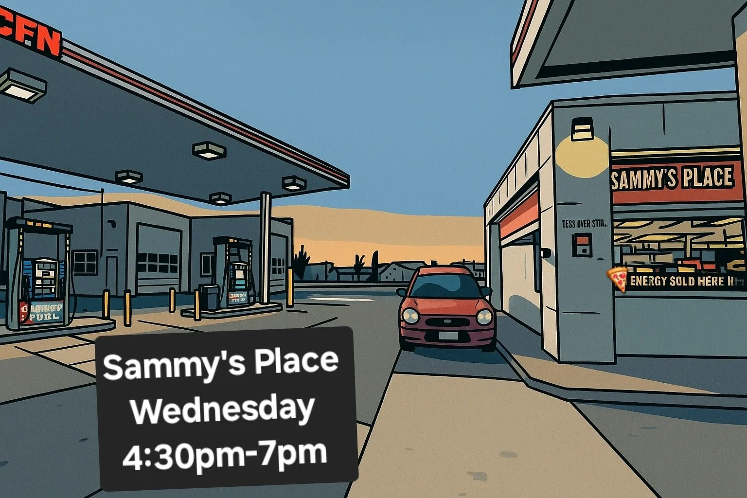 It's Wednesday, and we will be at Sammys Place tonight from 4:30pm-7pm. 
Call in your order ahead at (360) 820-5333