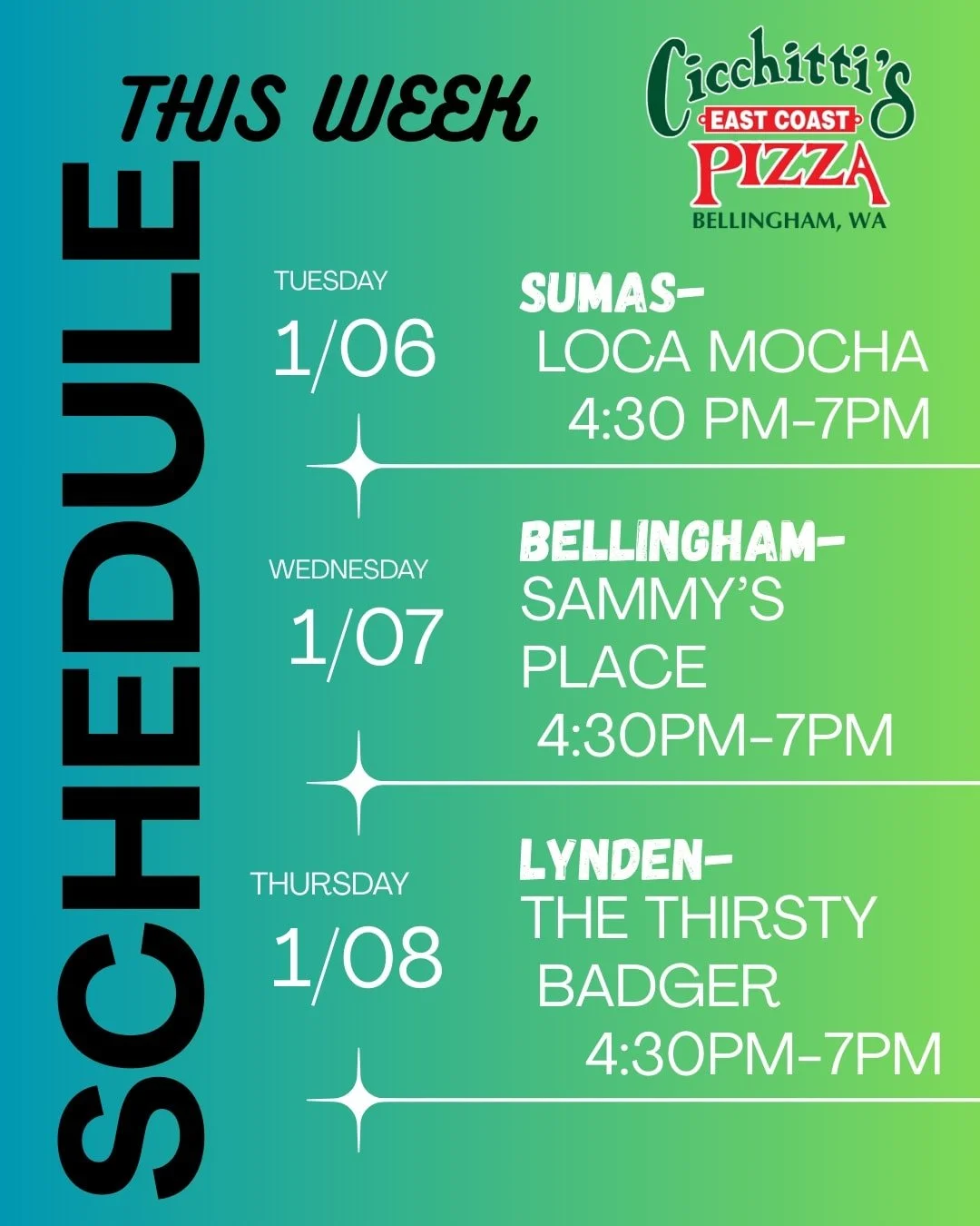 Where to catch us this week! 👇