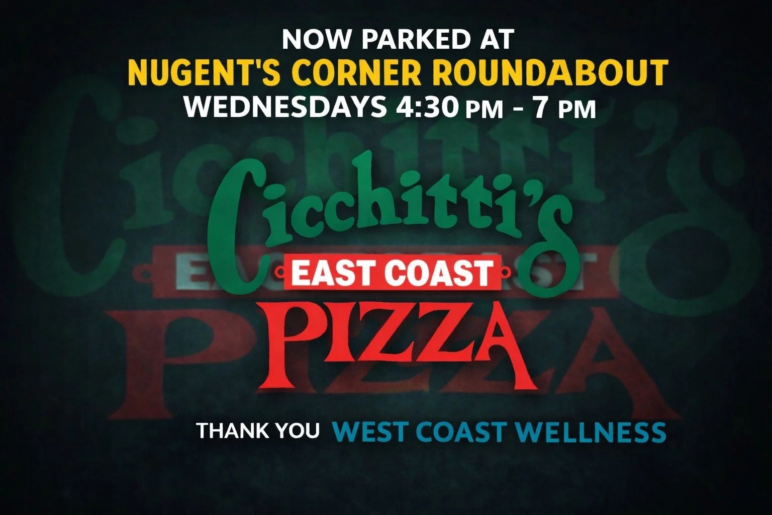 🍕 It's Wednesday, and we will be at the Nugents Corner roundabout tonight from 4:30pm-7pm. 🍕

☎️ Call your order in to (360) 820-5333