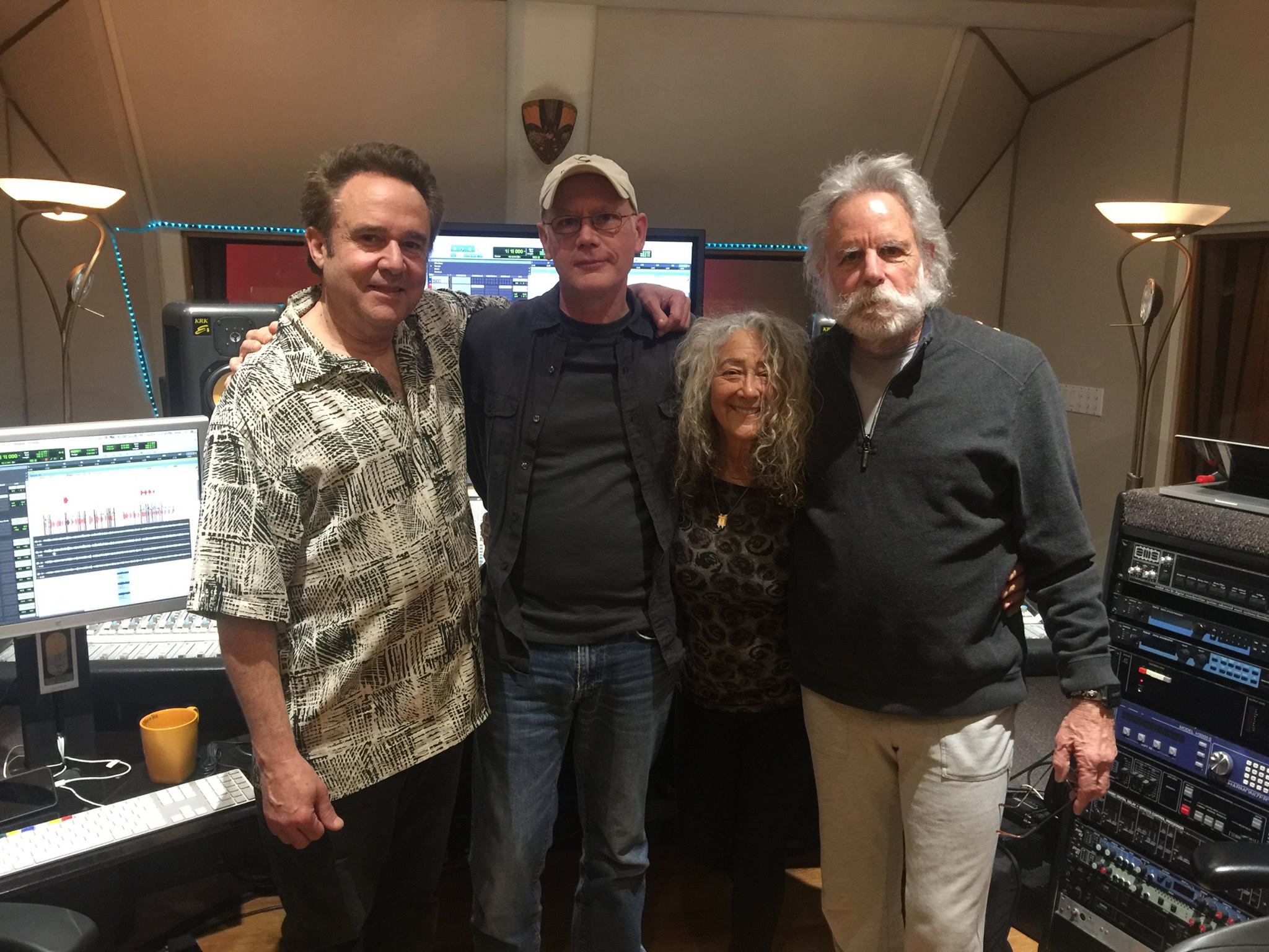Ari Rios, Dan Shea, Denise Kaufman, and Bobby Weir.