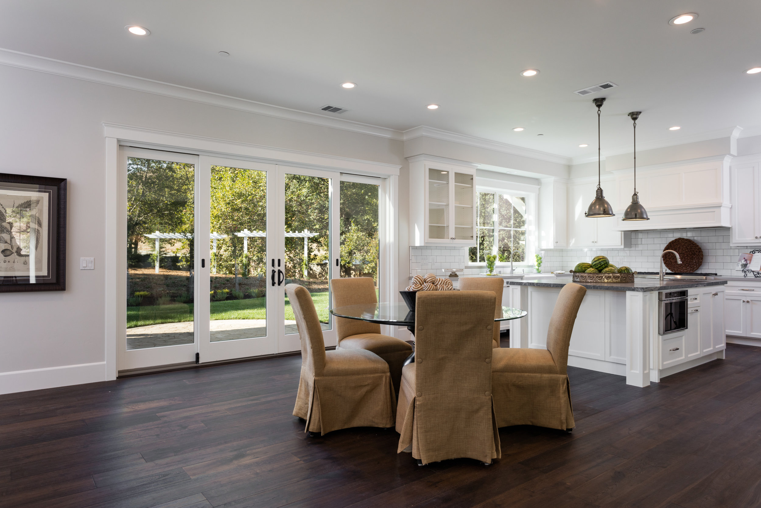 Branagh custom home--kitchen dining area--Danville, CA