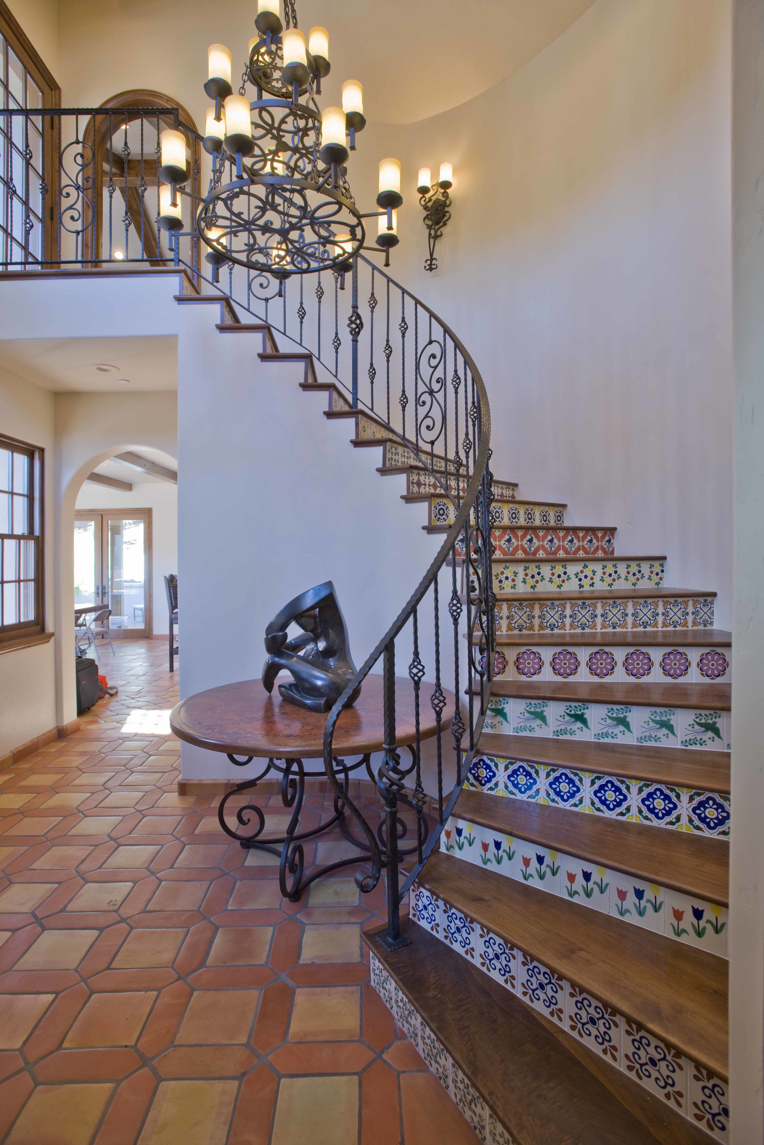 Branagh luxury home--hacienda interior--Orinda, CA