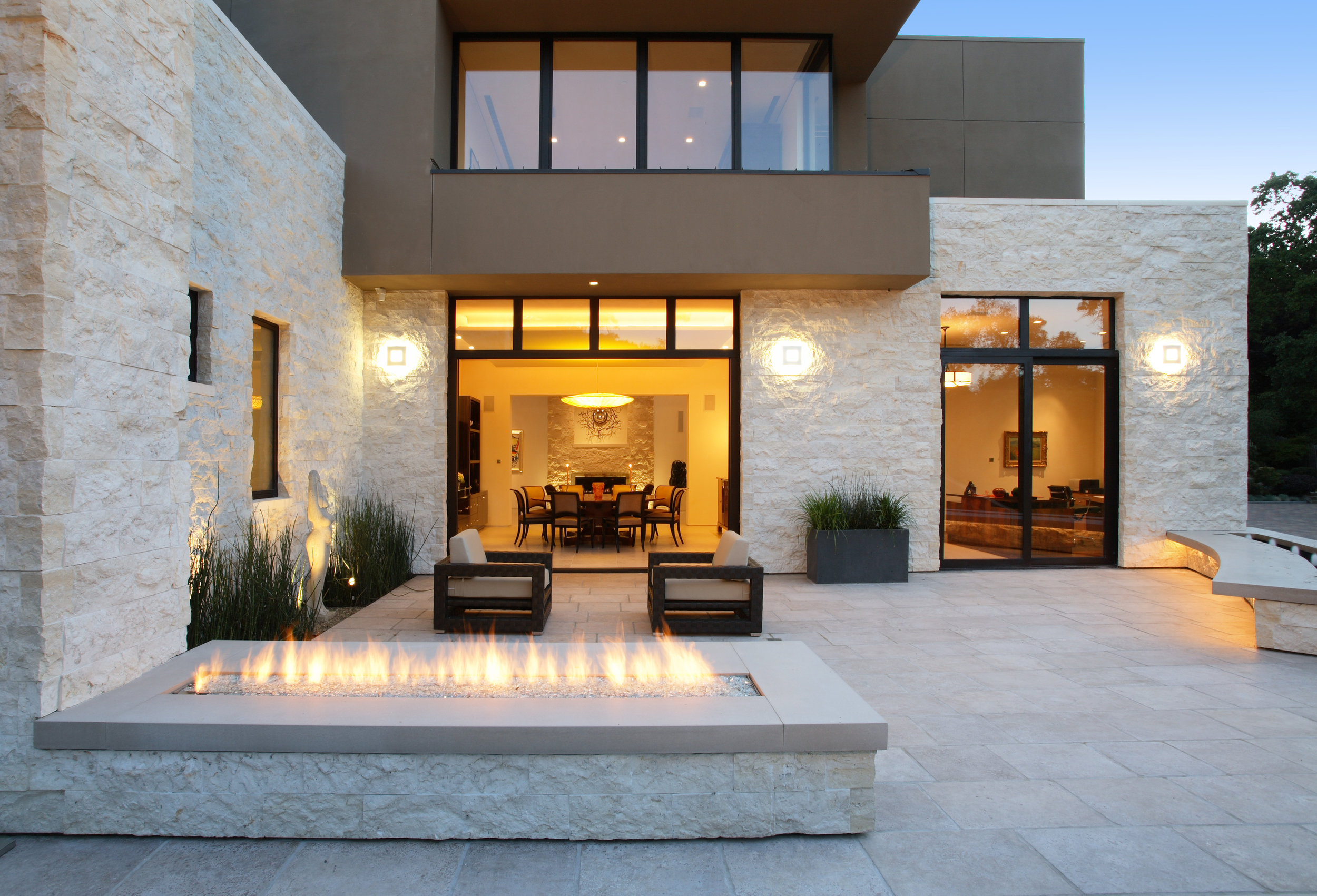 Branagh modern luxury home--patio--Orinda, CA