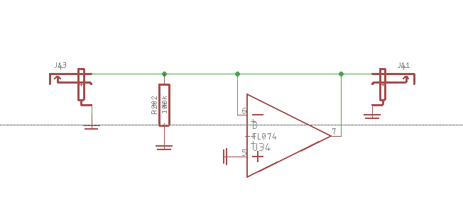 A DC-coupled schematic.