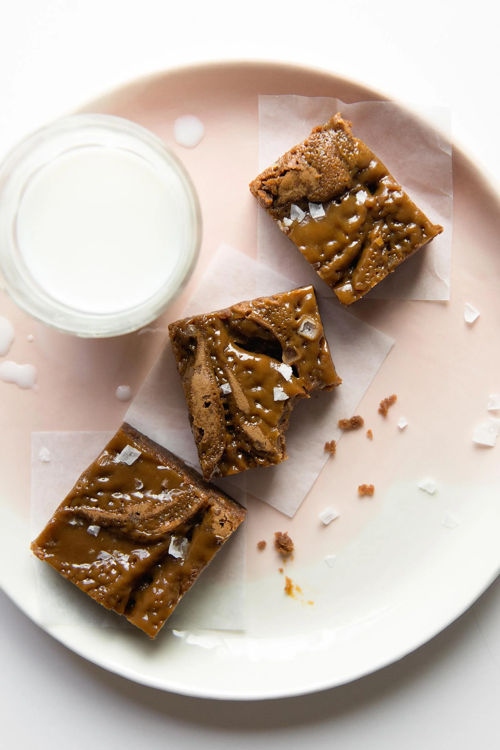 Now Forager's Salted Caramel Brownies