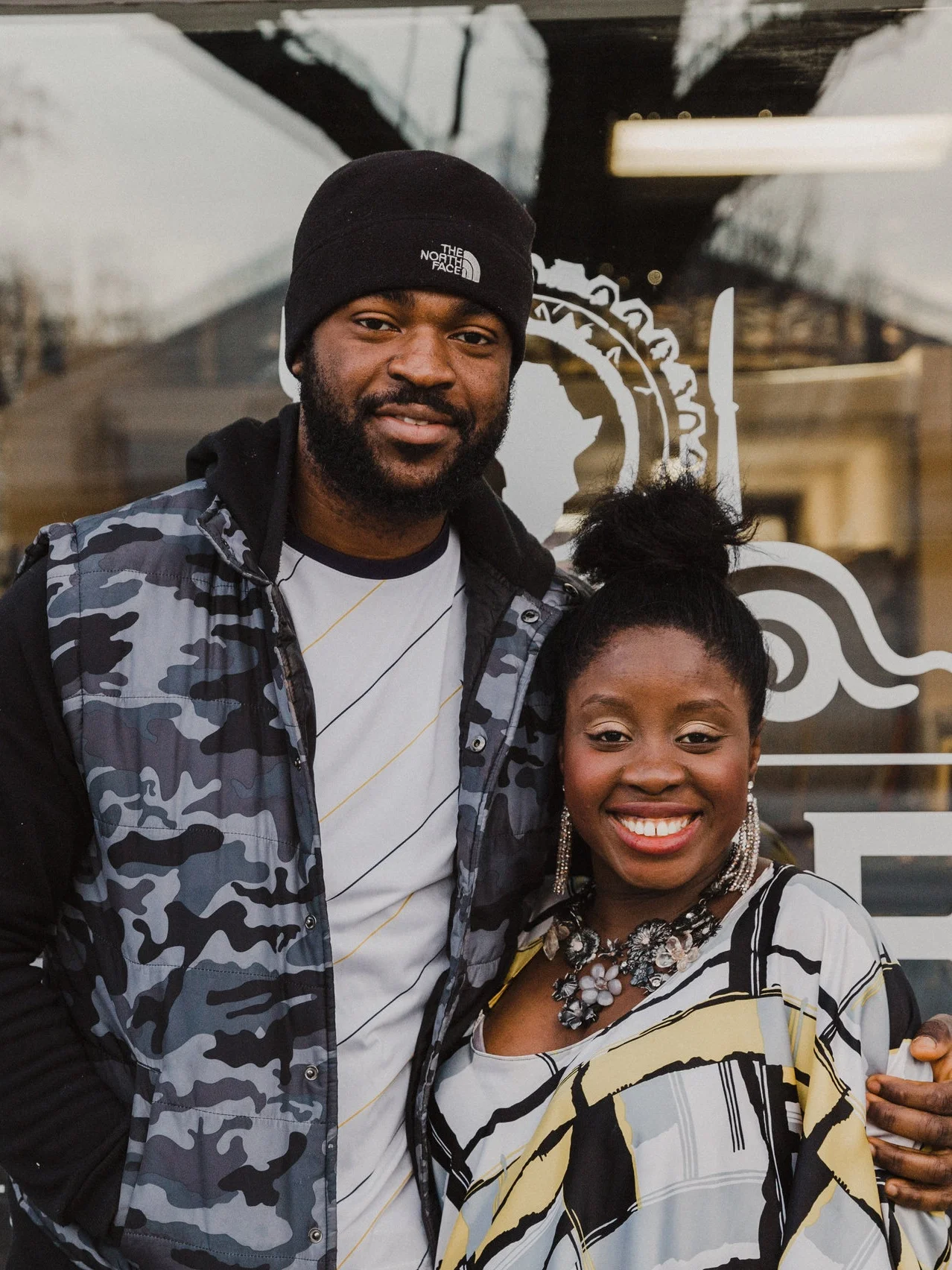 Kelechi Eme & Fannie Gibson from Fannie's West African Cuisine.