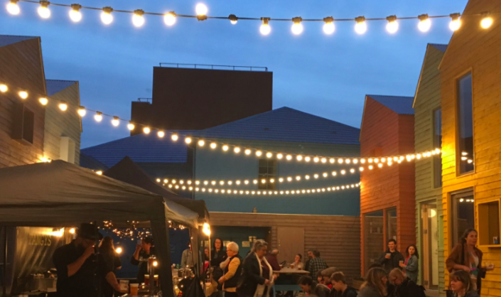 Early Christmas shopping at Blue House Yard, Wood Green
