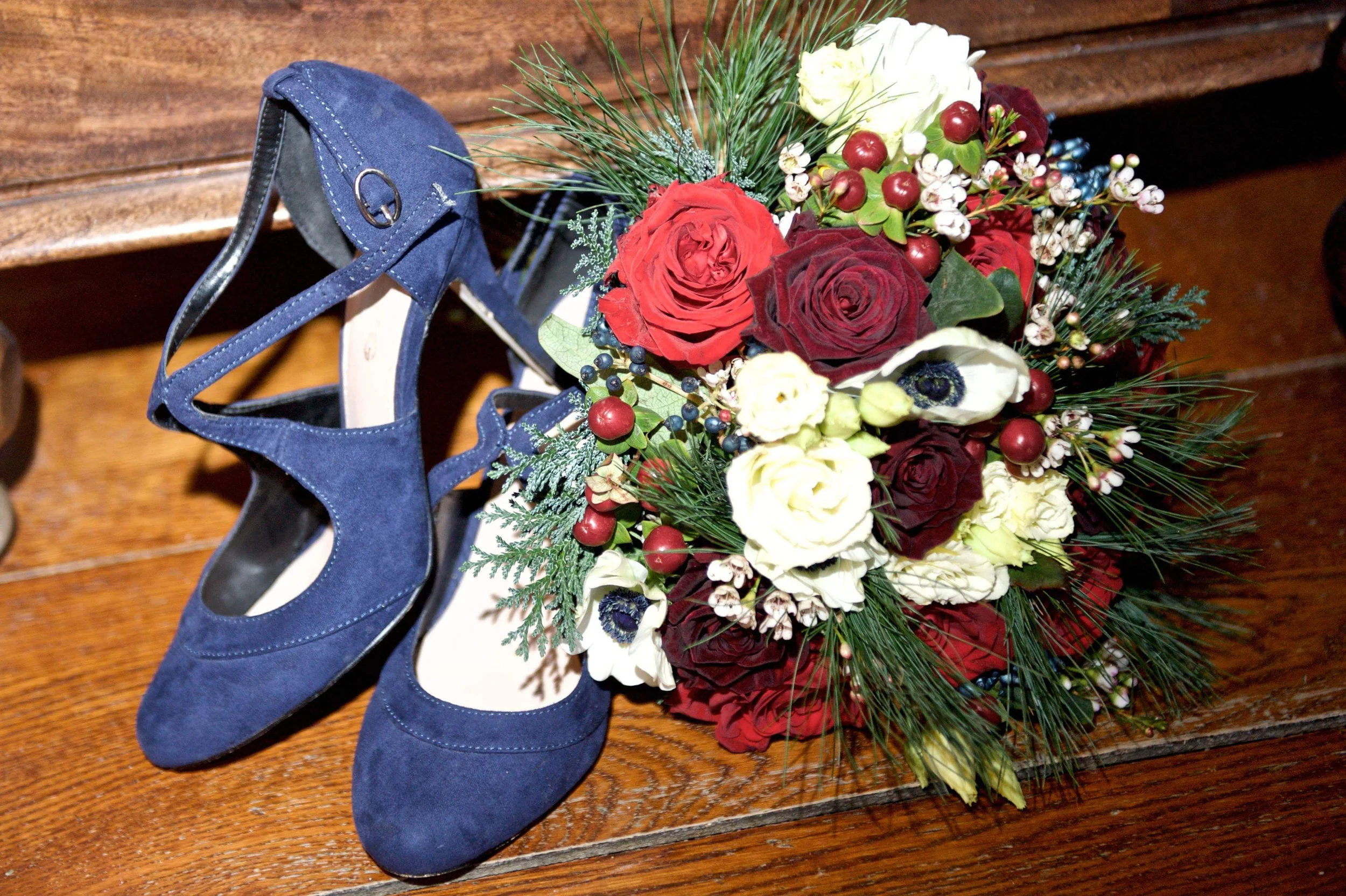 Red &amp; white 1st wedding anniversary