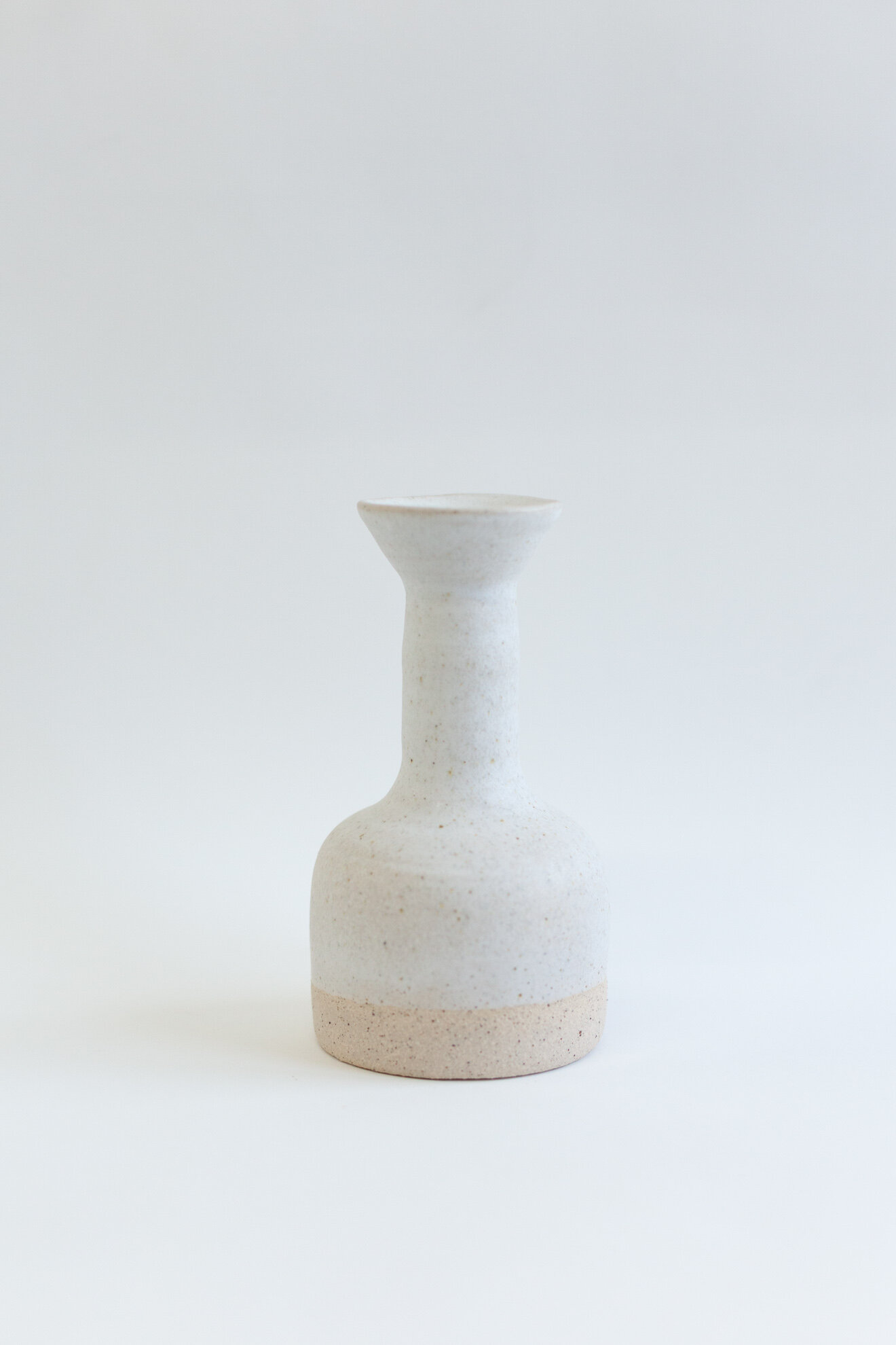 Small Matt White Vase