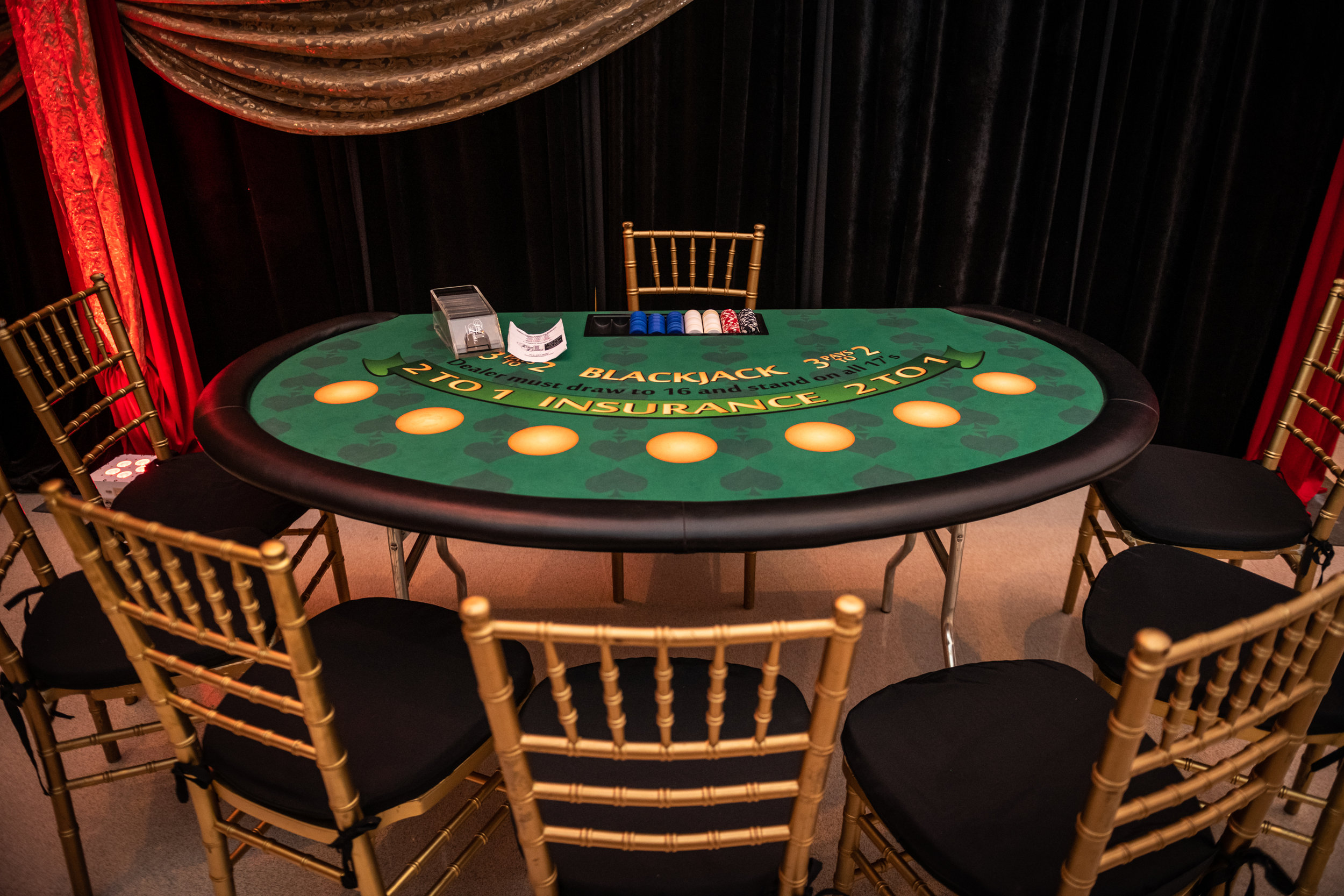 Black Jack Table