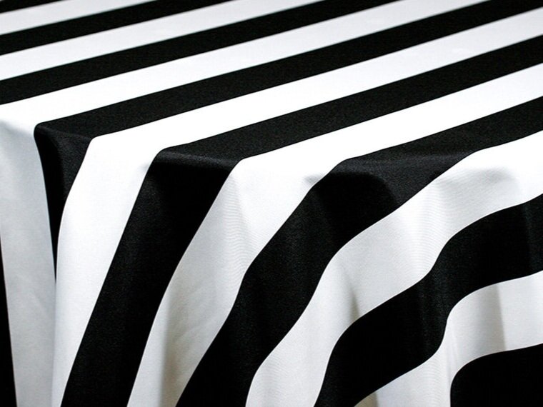 Black and White Cabana Stripe
