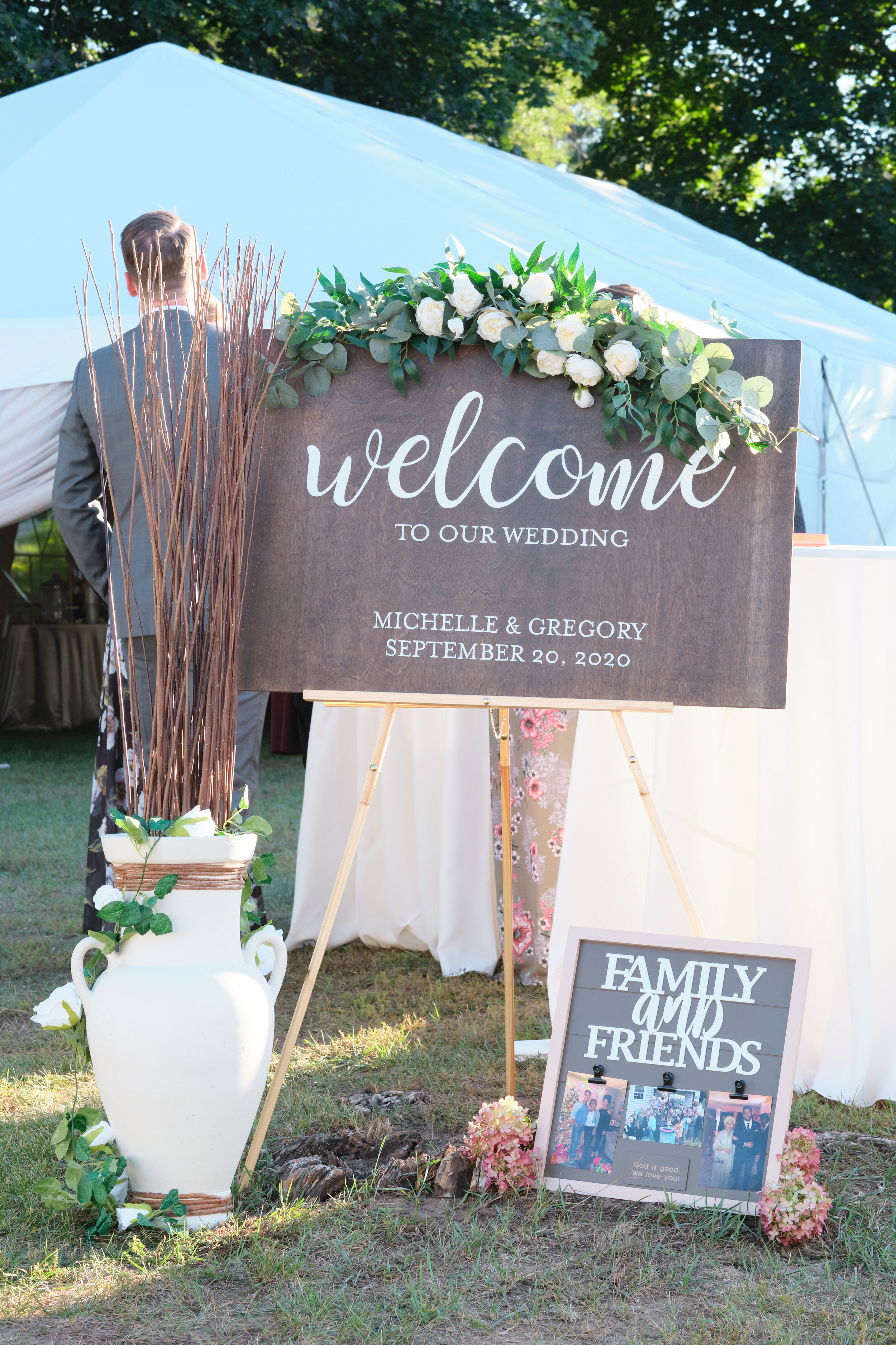 Ceremony Welcome Sign