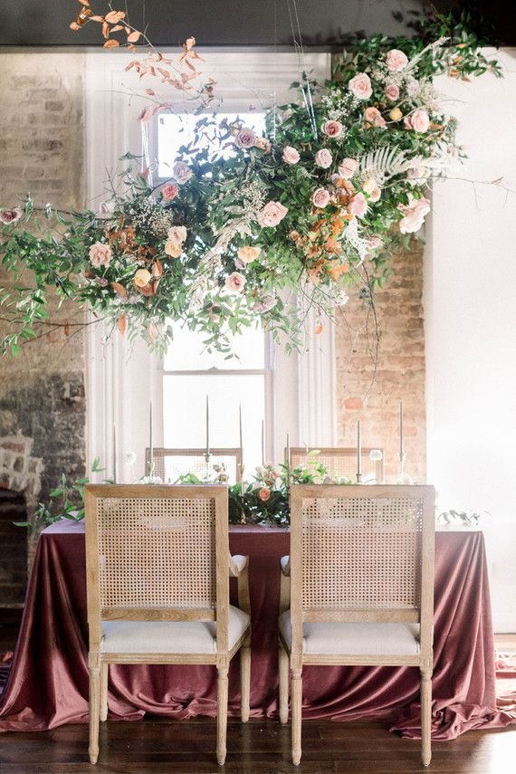 Hanging floral arrangment _ Wedding & Party Ideas.jpg