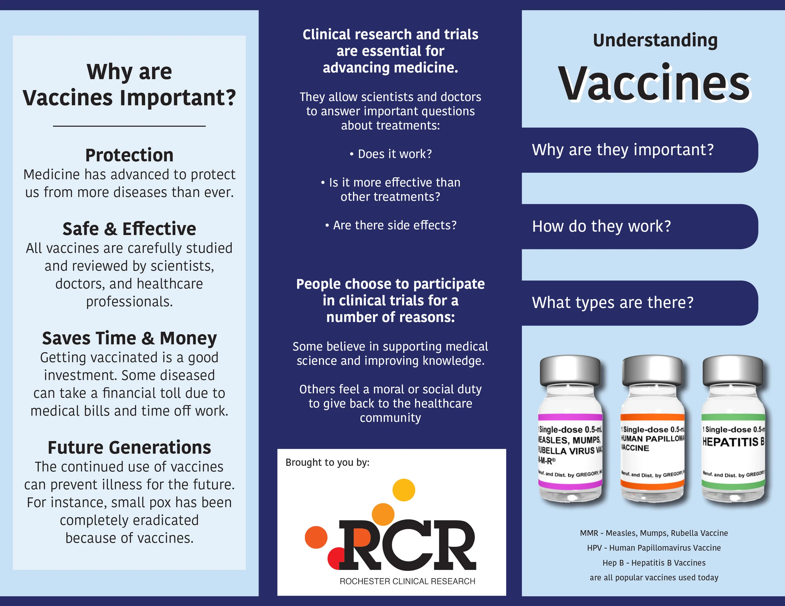 Vaccine Brochure - Outside