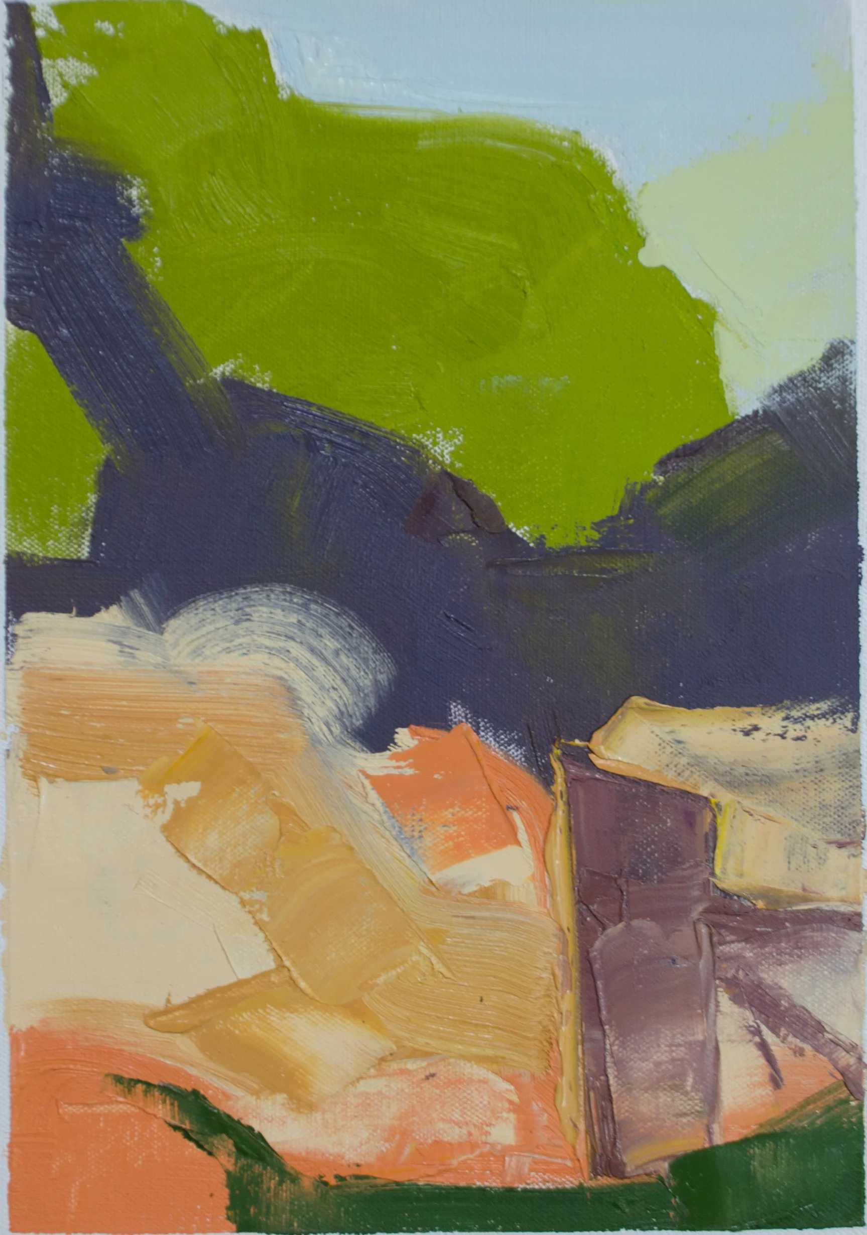 Composition in Italy III | 12" x 8" | Oil on Canvas | 2013