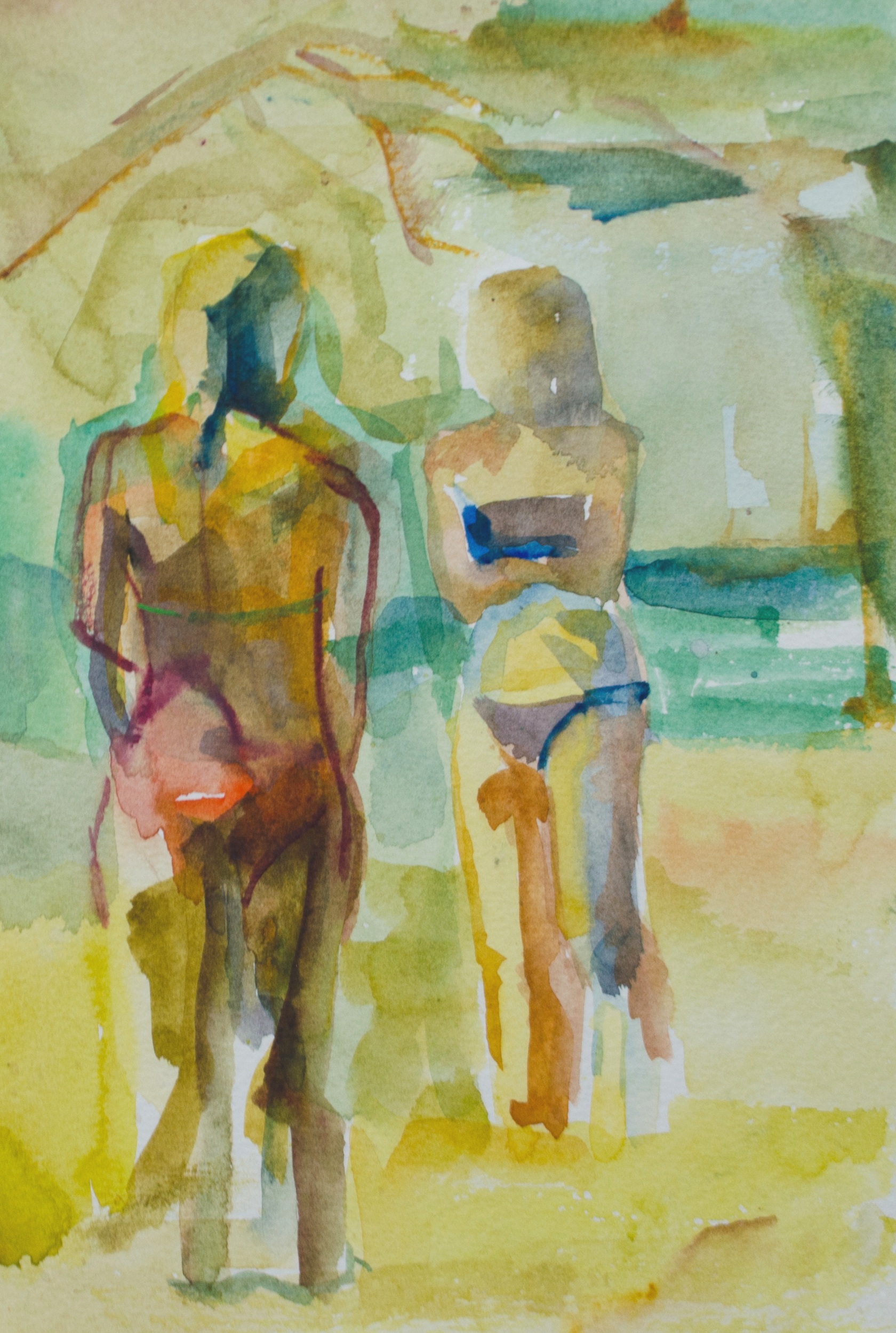 Pool | 10" x 7" | Watercolor on Paper | 2013