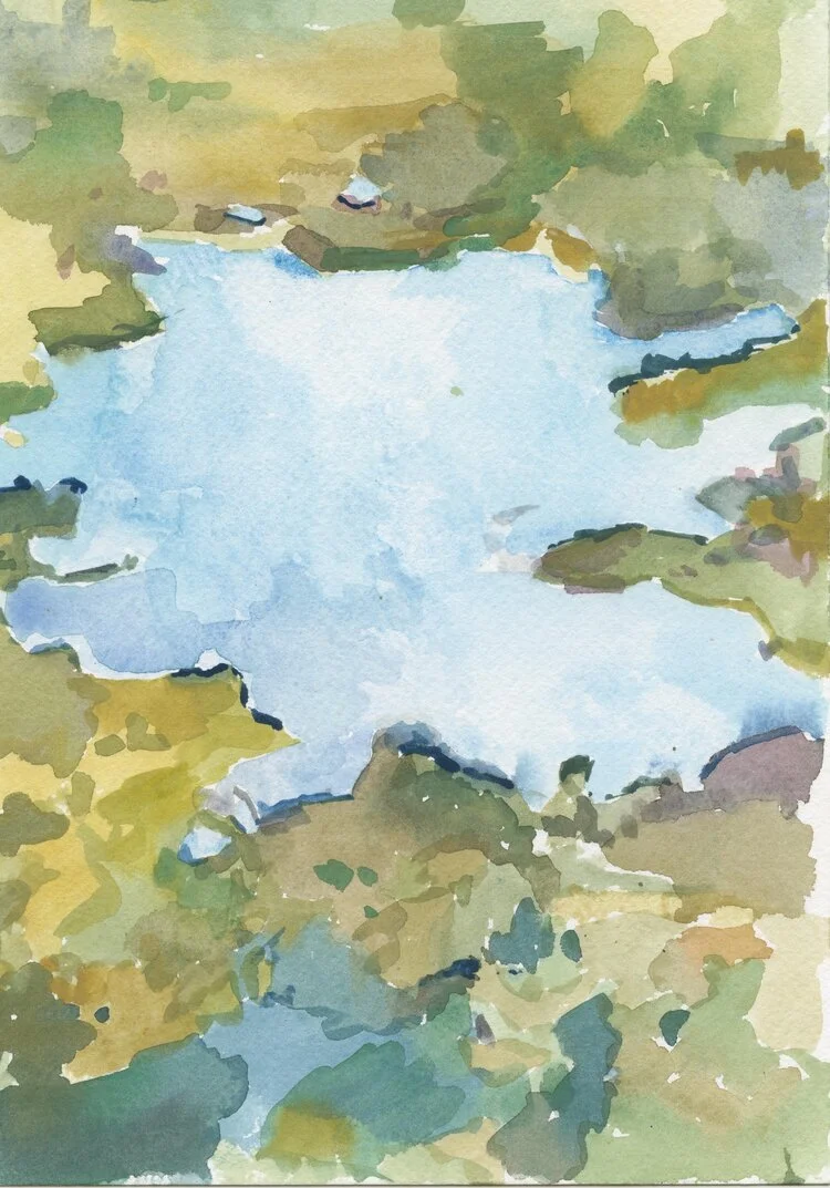 Residual | 10" x 7" | Gouache on Paper | 2020