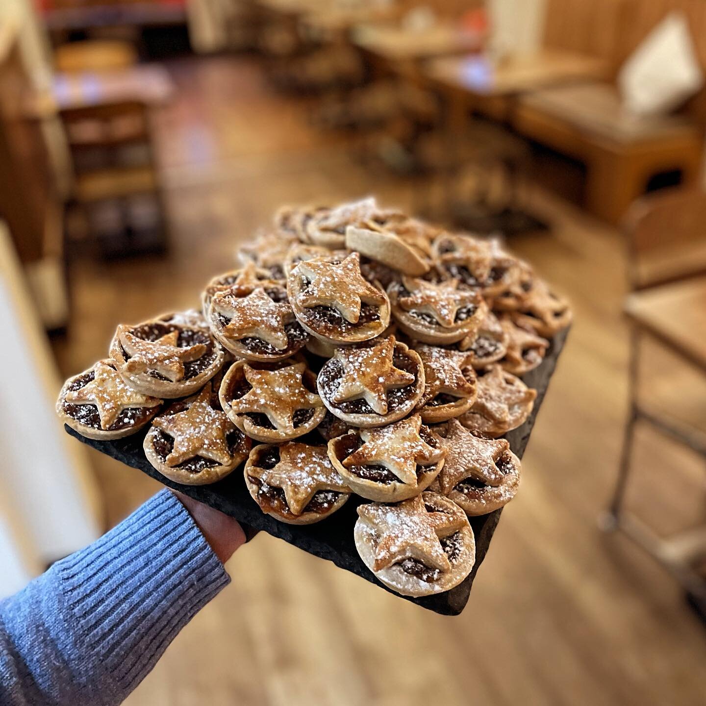 🎄Last day for collection of our hand made mince pies is Saturday 23rd. Last day for ordering will be next Thursday 21st. How many will you need?!🎄