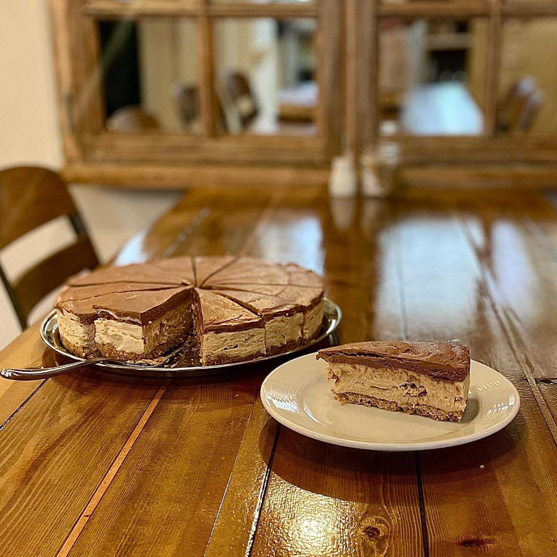 We have a new cheesecake today! Getting into Easter chocolate spirit&hellip;.and who doesn&rsquo;t love a Kinder Bueno?!
