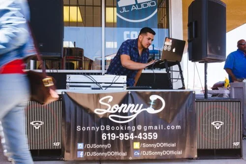 DJ at San Diego Car Stereo Grand Opening Party