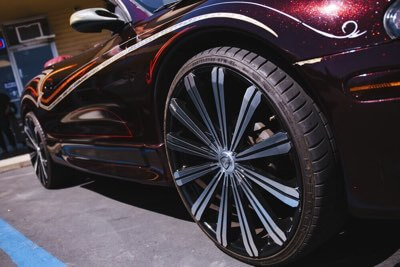 Amazing new rims at San Diego Car Stereo