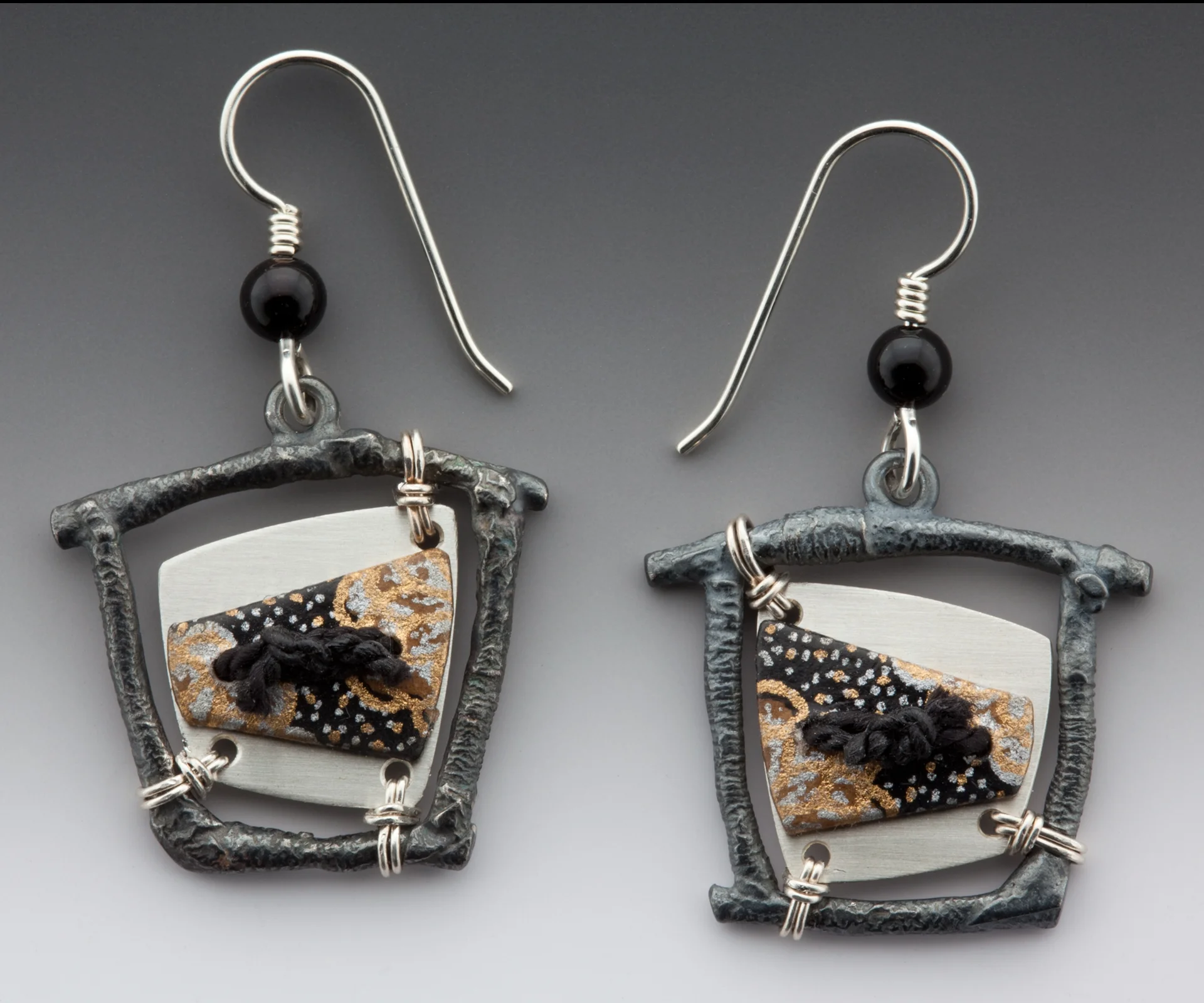 Bird cage earrings 1996