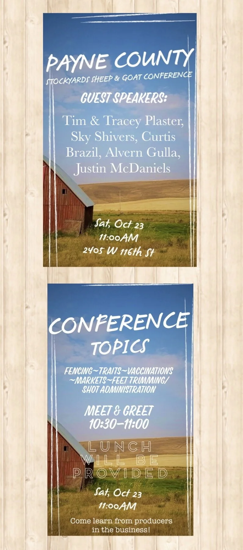 Sales and Events — Payne County Stockyards, LLC.