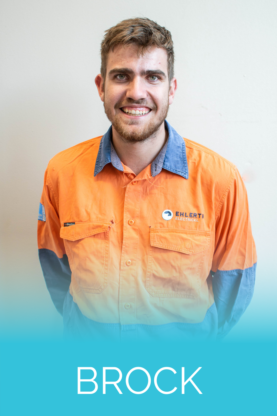 Brock is an apprentice who has been with Ehlerth Electrical for 2.5 years and this week has gained access to his very own company car for all his hard work. Brock will roll his sleeves up for any job, never complains and always gives his absolute b…