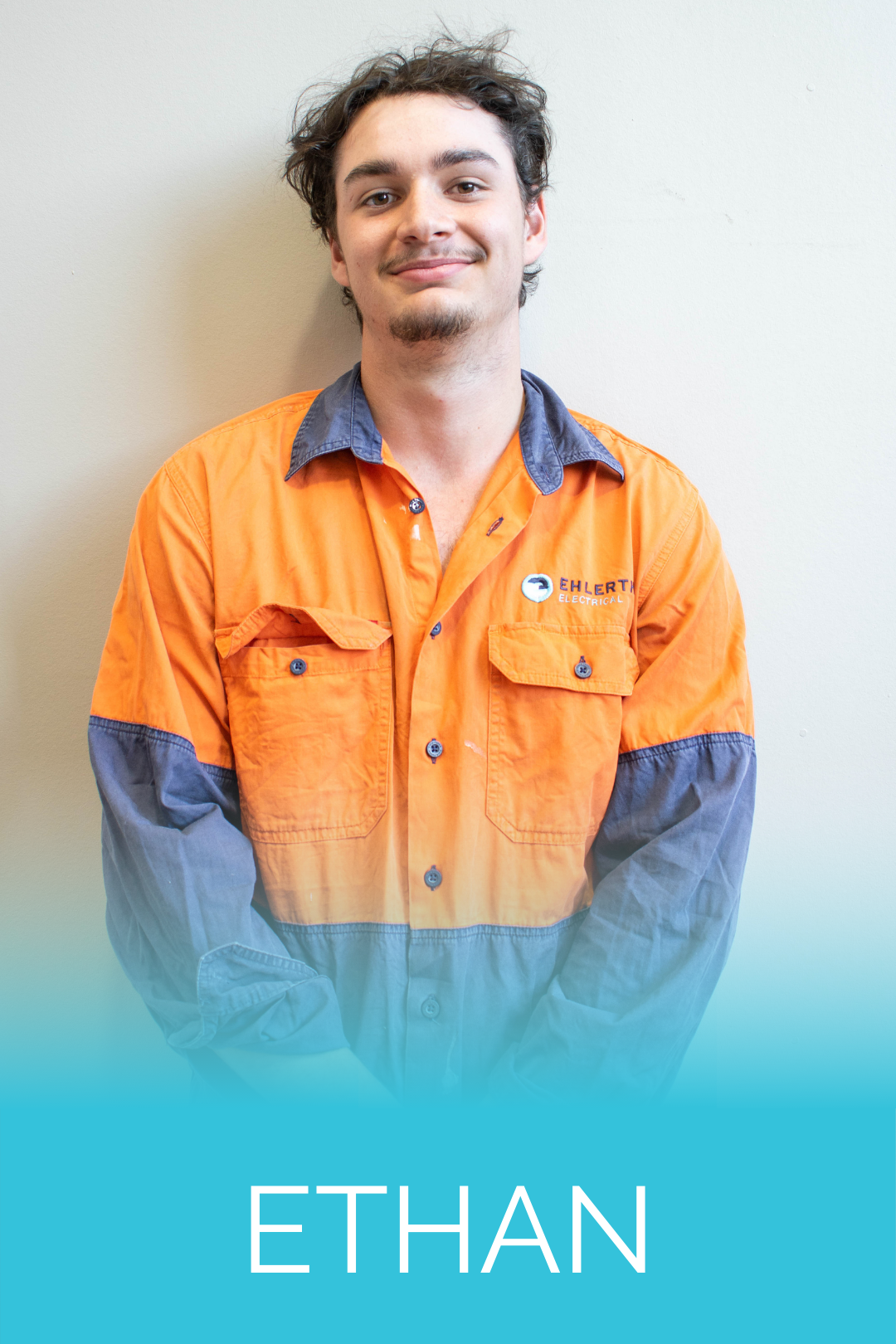 Ethan is the youngest member of the EE team and started his apprenticeship in November. Ethan is hard-working, which never goes unnoticed by other tradespeople. He is well in front of where he should be as a first-year, mostly from his forward-th…