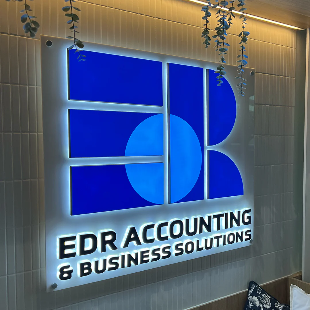 EDR-Cue-Signs-3D Illuminated letters