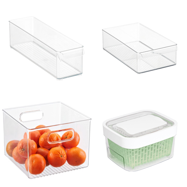 Collage created with images from www.thecontainerstore.com