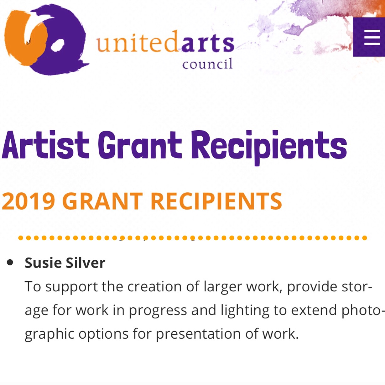 United Arts Grant.JPG