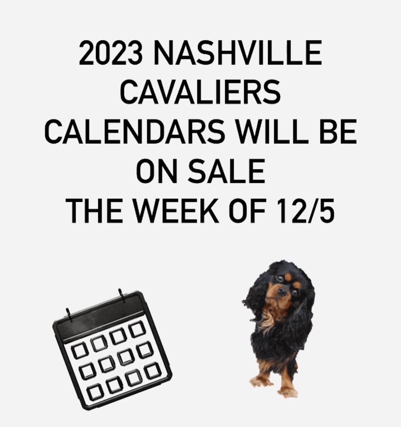 Hi furrriends! I apologize for the delay on calendar info! Our 2023 Calendar will be on sale the week of 12/5. Stay tuned for info!