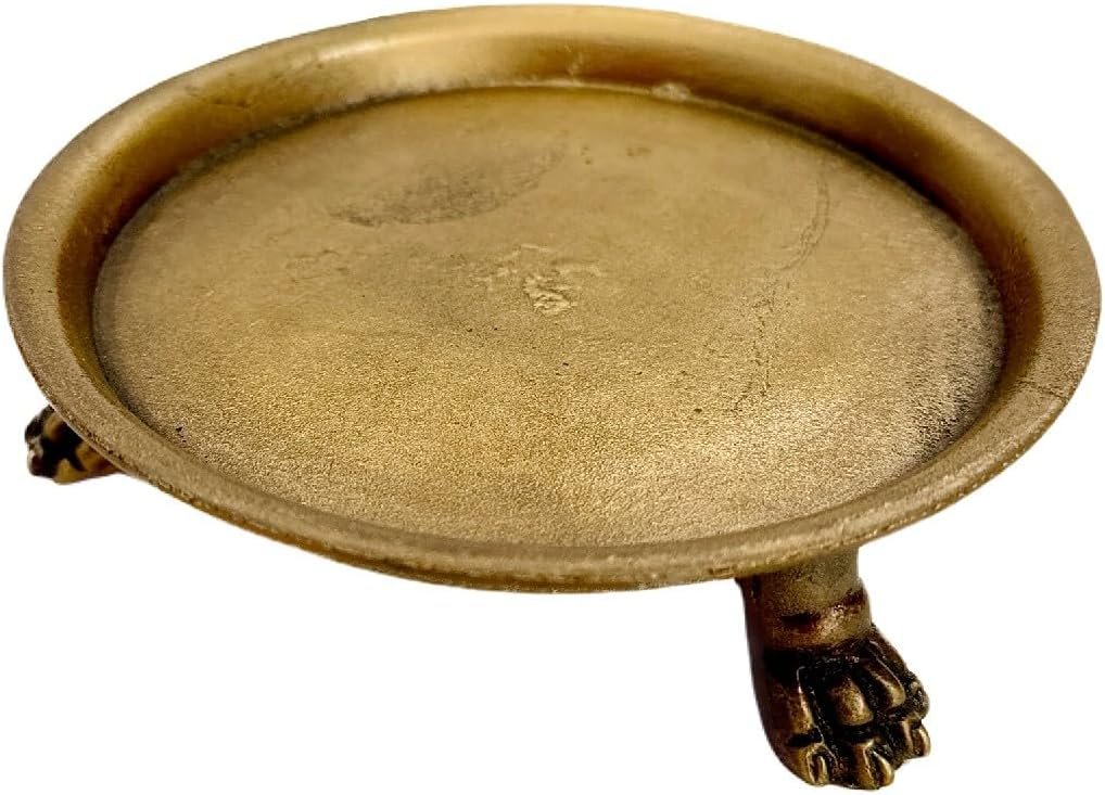 Brass Clawfoot Dish 