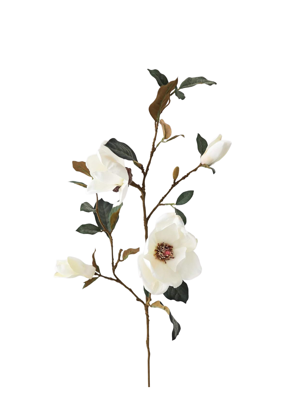 Afloral Cream Magnolia Fake Flower Branch