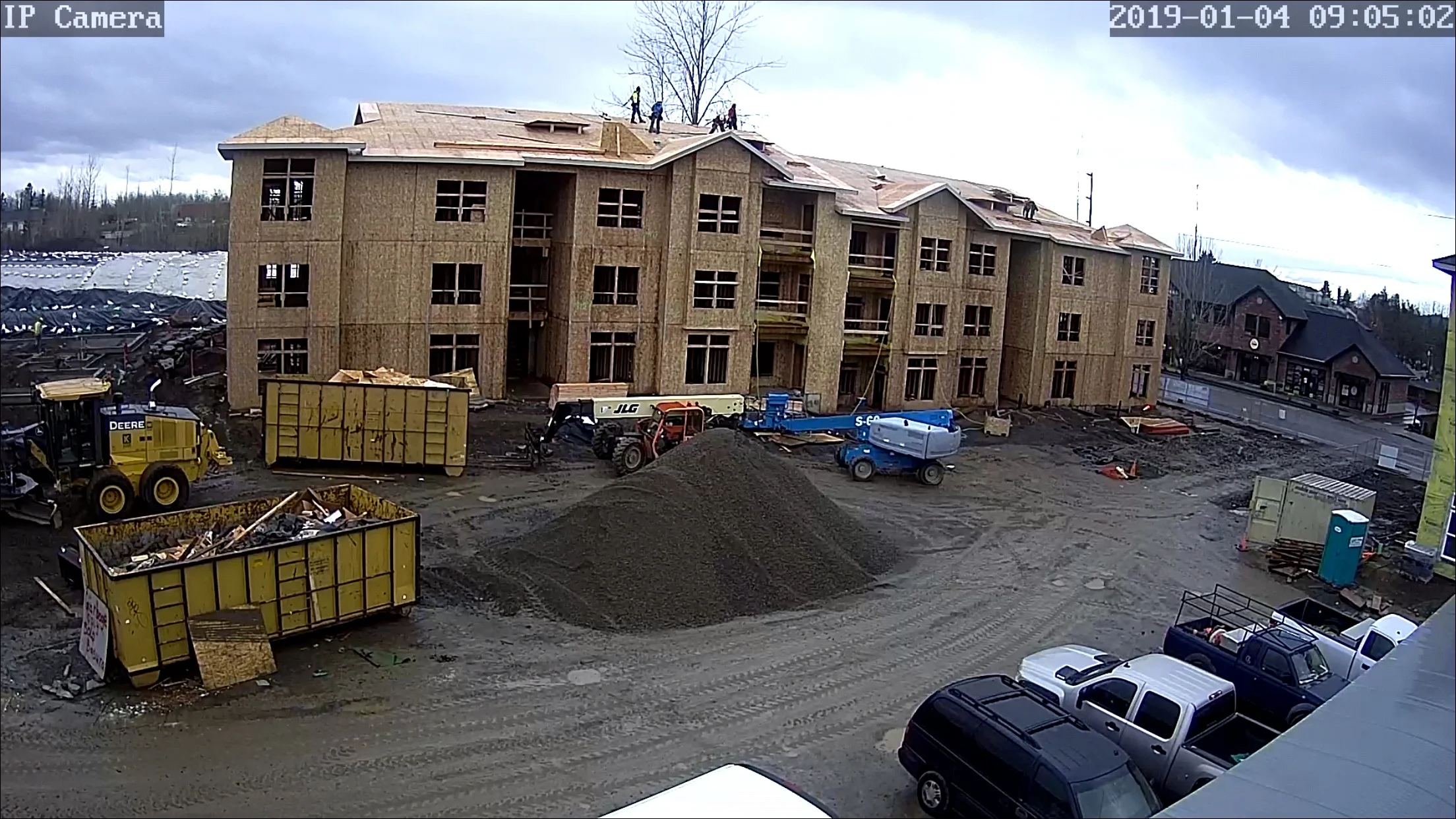 7-Acre multi-camera apartment project live view, Fairview, OR