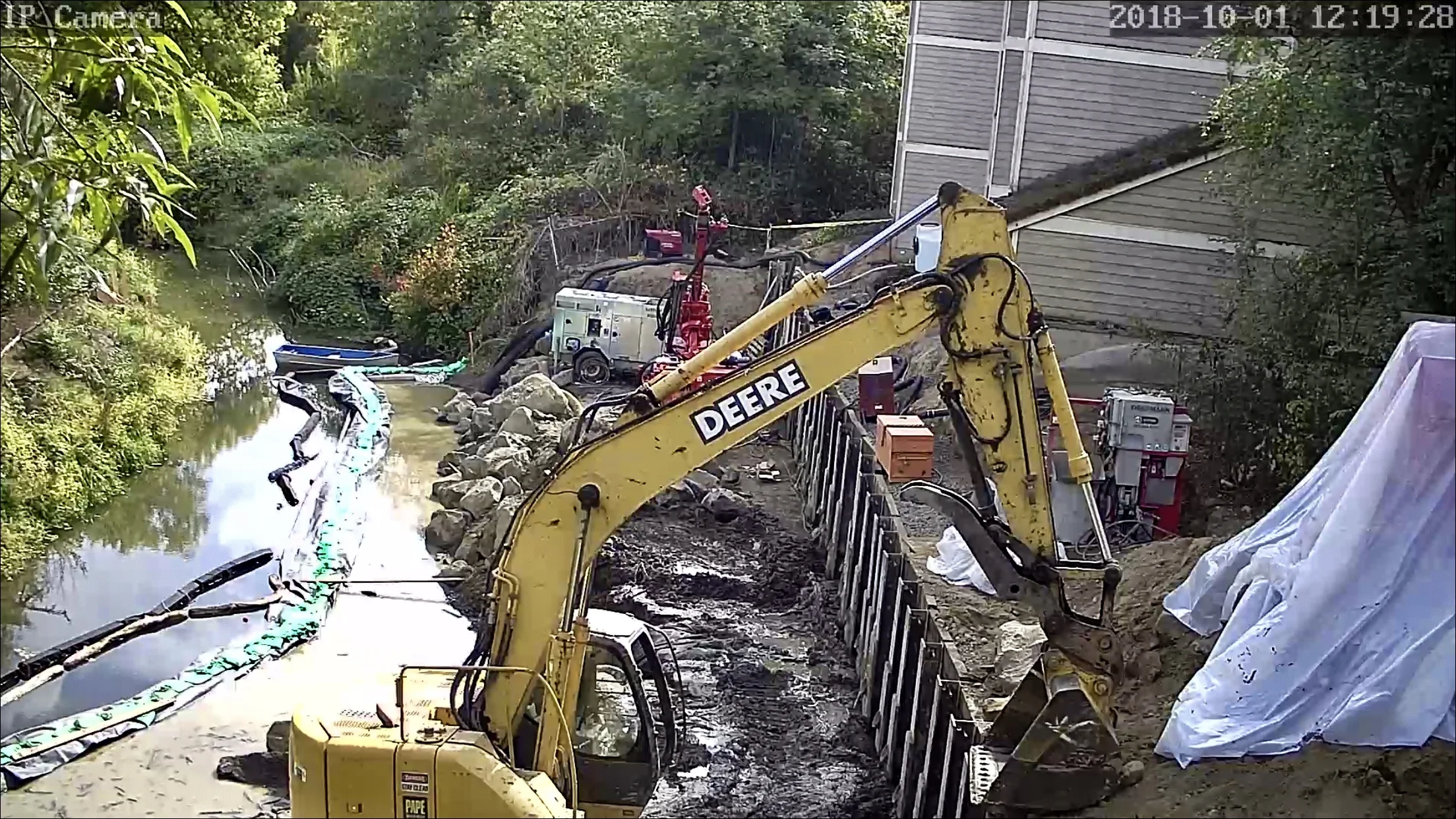 Erosion control project live view, Tigard, OR